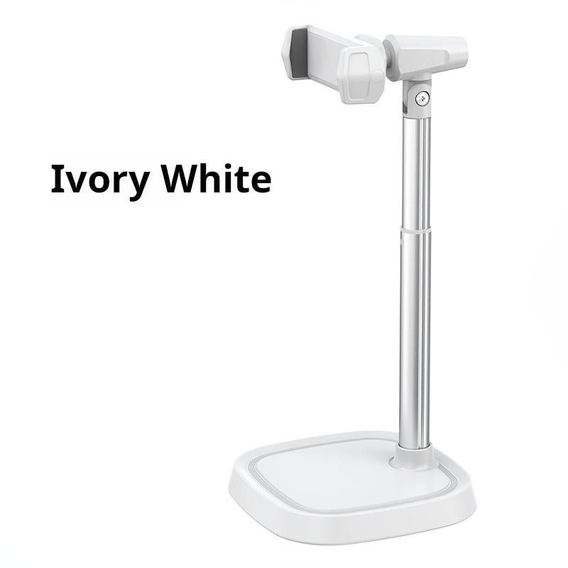 UGIFT Cell Phone Stand for Iphone Desk Rotating Telescopic Lift and Overhead Selfie Compatible Iphone Magnetic Adjustable Stand for Desk Use Fits 4-6.9 Inches