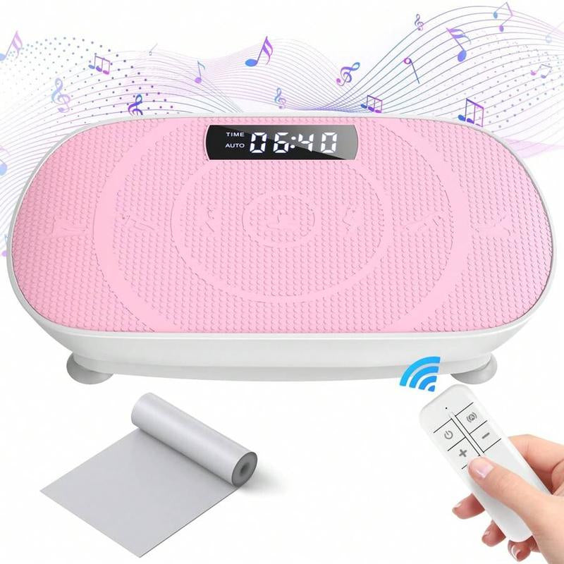 Electric Vibration Plate Exercise Equipment, Full Body Workout Fitness Platform, with Motor Speed Control, Adjustable Settings, Suitable for Home Training