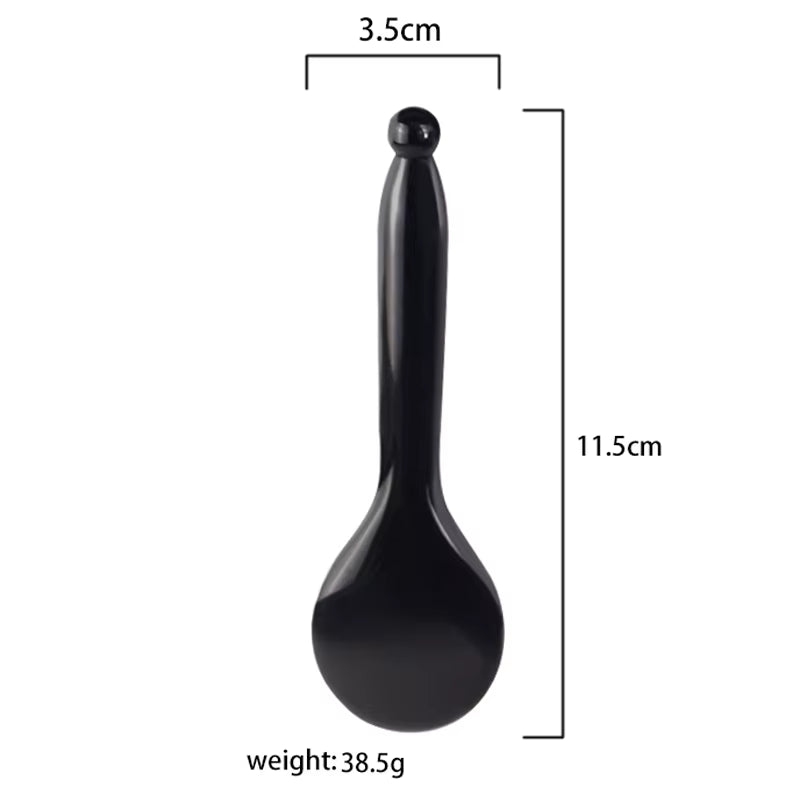 Wholesale Various Shape Black Obsidian Face Gua Sha Tool Sawtooth SPA Massager Acupuncture Facial Beauty Product for Health Care
